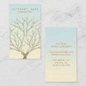 Floral antlers deer head woods god illustration 名刺 (正面/裏面)