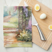 Floral Arch Landscape キッチンタオル (四つ折り)