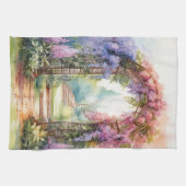 Floral Arch Landscape キッチンタオル (横)