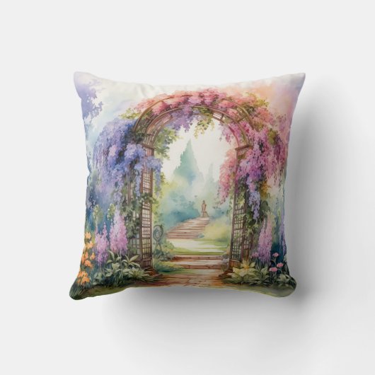 Floral Arch Landscape クッション (裏面)