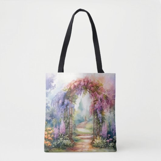 Floral Arch Landscape トートバッグ (正面)