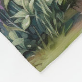 Floral Arch Landscape フリースブランケット (角)