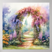 Floral Arch Landscape ポスター (正面)