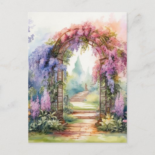 Floral Arch Landscape ポストカード (正面)