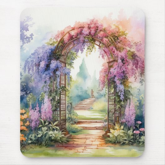 Floral Arch Landscape マウスパッド (正面)