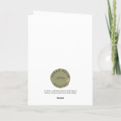 Floral Arrangement Birthday Card カード (裏面)