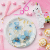 Floral art  ペーパープレート (パーティー)