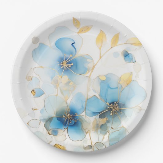 Floral art  ペーパープレート (正面)