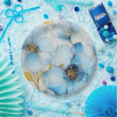 Floral art  ペーパープレート (パーティー)