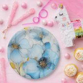 Floral art  ペーパープレート (パーティー)