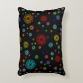 Floral Art Design Pattern Pillow アクセントクッション (正面(垂直))