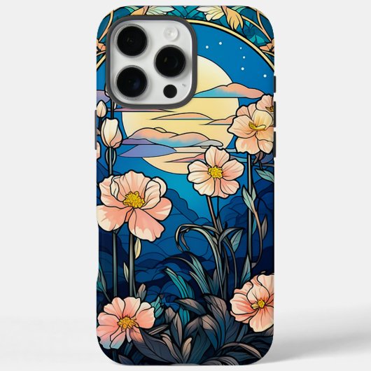 Floral Art Nouveau Inspired Case-Mate iPhoneケース (裏面)