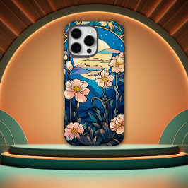 Floral Art Nouveau Inspired iPhone 16 Pro Maxケース