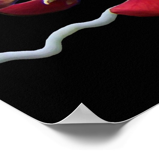 Floral Art Poster ポスター (角)