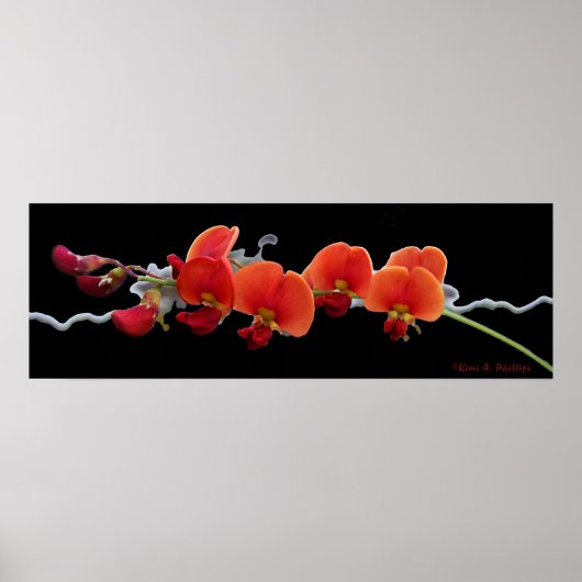 Floral Art Poster ポスター (正面)