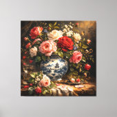 Floral artwork 003 dutch vintage キャンバスプリント (正面)