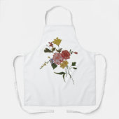  Floral Artwork Japanese Flower エプロン (正面)