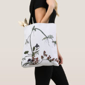 Floral Artwork Japanese Flower トートバッグ (クローズアップ)