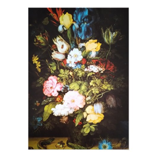 Floral Artwork Japanese Flower フォトプリント (正面)