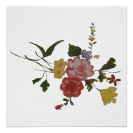  Floral Artwork Japanese Flower ポスター