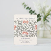  Floral Asian William Morris style CC1289 Moving 案内状 (スタンド正面)