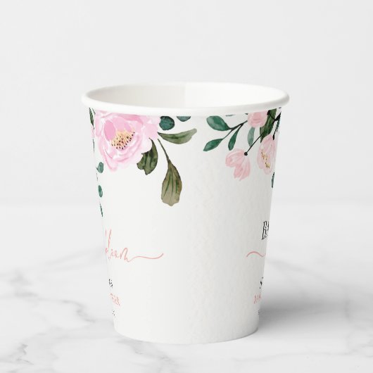 Floral Baby in Bloom 紙コップ (左)