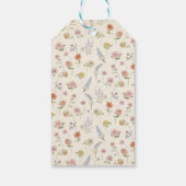 Floral Baby In Bloom Baby Shower ギフトタグ (裏面)