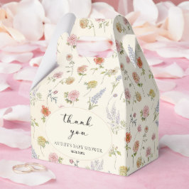 Floral Baby In Bloom Favor Box フェイバーボックス