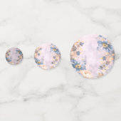 Floral Baby Shower コンフェッティ (裏面)