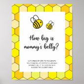 Floral bee how big is mommy's belly game poster ポスター (正面)