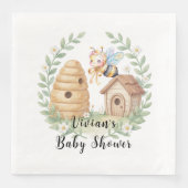 Floral Beehives and little Bee Baby Shower (正面)