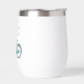 Floral Bicycle Watercolor Design Boho Chic  (左面)