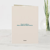 FLORAL BIKE BLANK ALL-OCCASION CARD サンキューカード (裏面)