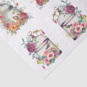 Floral Bird Cages for Small Decoupage Projects 薄葉紙 (詳細)