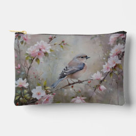 Floral Bird Print Accessory Pouch アクセサリーポーチ