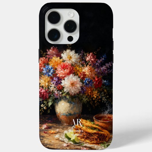 Floral Birria Still Life | Monogram Case-Mate iPhoneケース (裏面)
