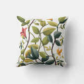 Floral Bloom Throw Pillow – Nature’s Charm クッション (裏面)