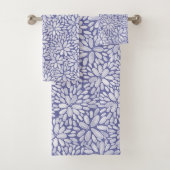 Floral Bloom Watercolor Pattern Bath Towel Set バスタオルセット (インサイチュ)