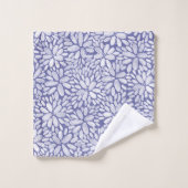 Floral Bloom Watercolor Pattern Bath Towel Set バスタオルセット (ウォッシュタオル)