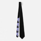 FLORAL BLUE Tie ネクタイ (裏面)