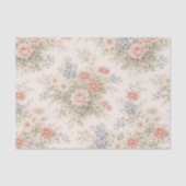 Floral Blush Garden Heirloom Pattern 薄葉紙 (正面)