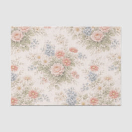 Floral Blush Garden Heirloom Pattern 薄葉紙