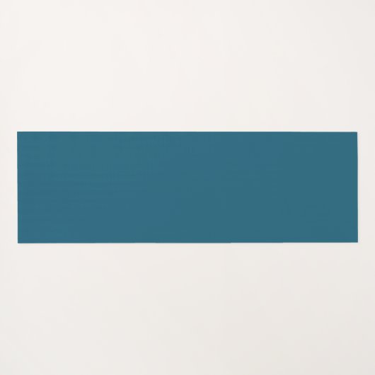 Floral Boho Pattern Custom Name Yoga Mat ヨガマット (裏面(横))