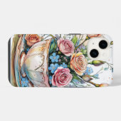 Floral boho phonecase iPhoneケース (裏面横)