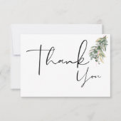 Floral Boho Thank You Cards サンキューカード (正面)