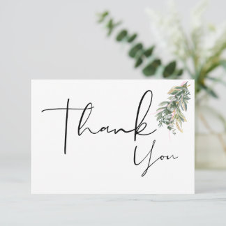Floral Boho Thank You Cards サンキューカード