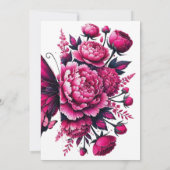 Floral Boho Wedding Invitation 招待状 (裏面)