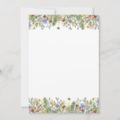 Floral Border Summer Spring Invitation 招待状 (正面)