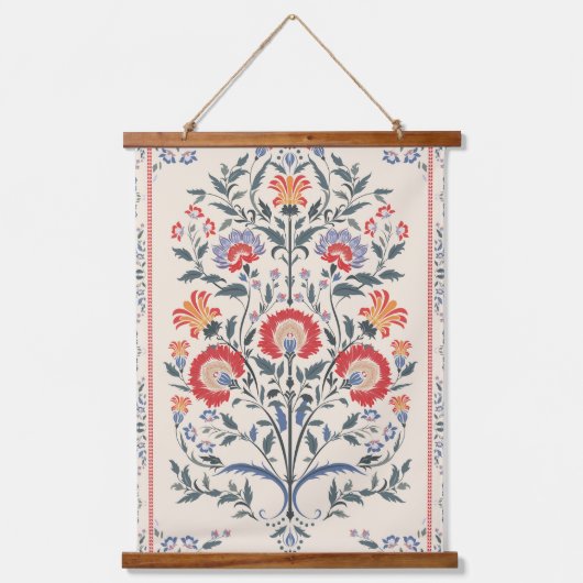 Floral Botanical  吊り下げ型タペストリー (正面)
