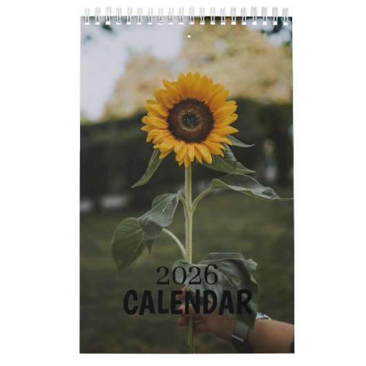 Floral Botanical Garden Illustrations Calendar カレンダー (カバー)